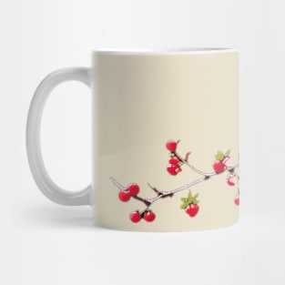 Red Berry Branch Mug